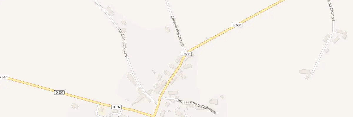 Plan du 1 Le Bourg à Gandelain