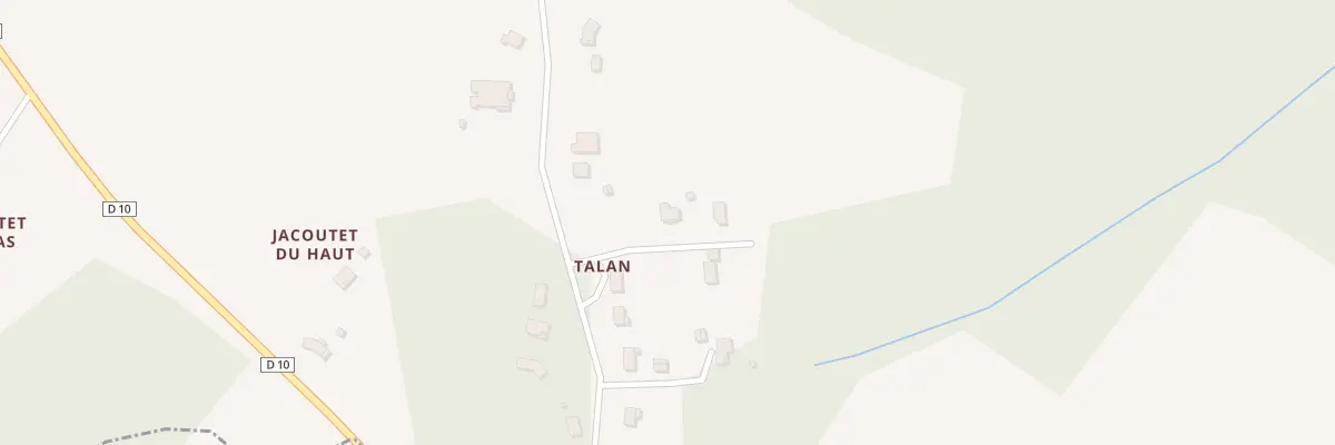 Plan du 10 Talan à Labescau