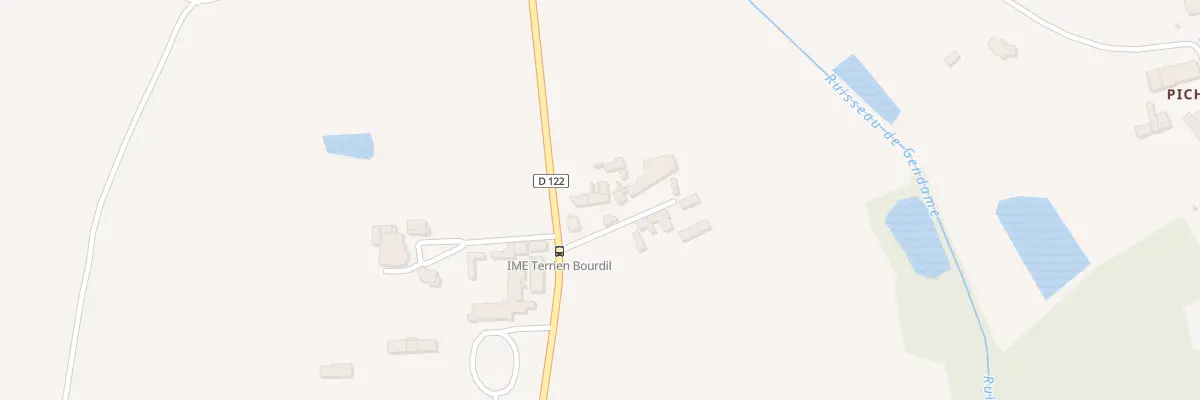 Plan du 2 Le Bourdil à Lussac