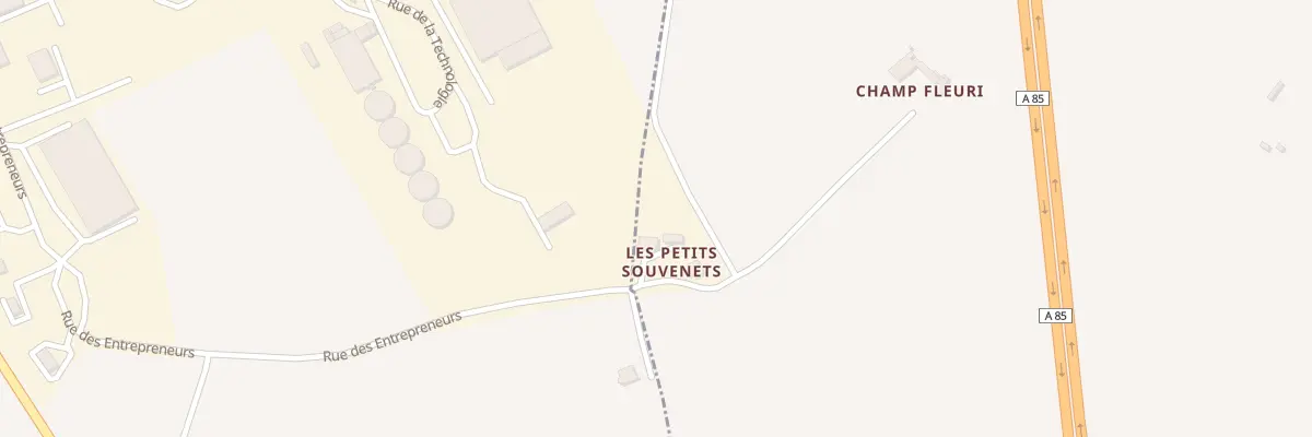 Plan du 5221 Les Souvenets à Blou