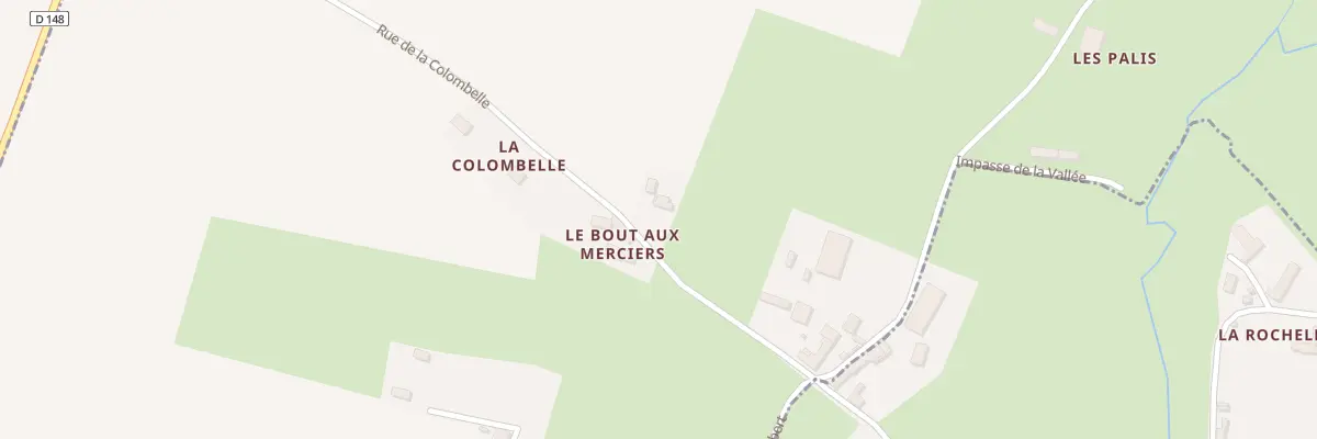 Plan du 6 Rue de la Colombelle à Fourches