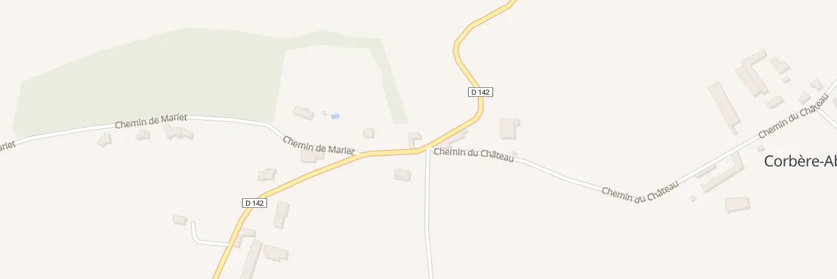 Plan du 23 Rte de la Mairie à Corbère-Abères