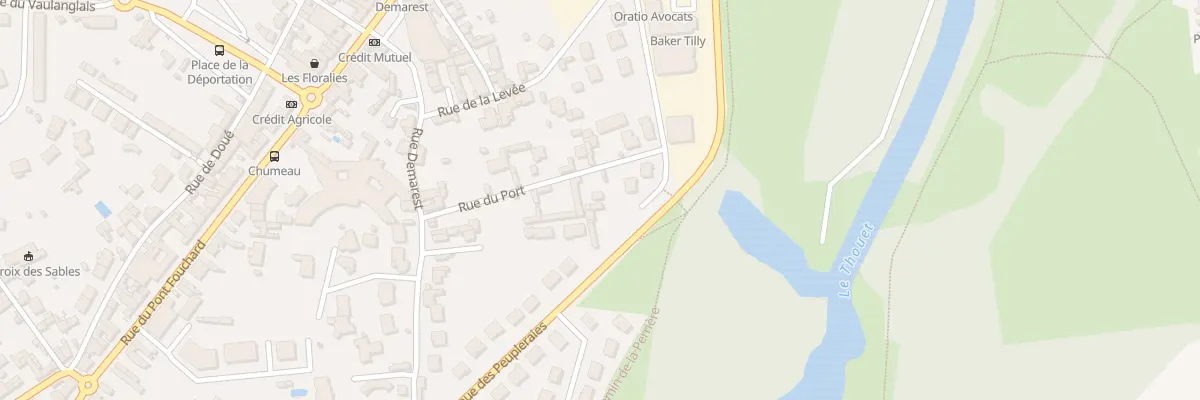 Plan du 5 Rue du Port à Saumur