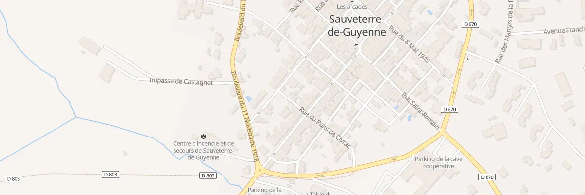 Plan du 5 Rue du puits de Civrac à Sauveterre-de-Guyenne