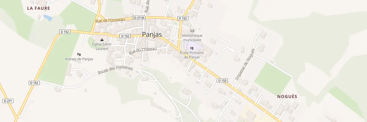 Plan du 5044 Av du Catalan à Panjas