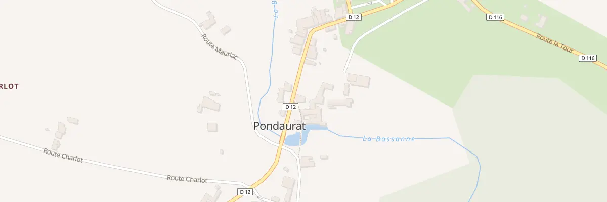 Plan du 15 Le Bourg à Pondaurat