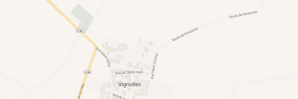 Plan du 5114 Le Bourg à Vignolles