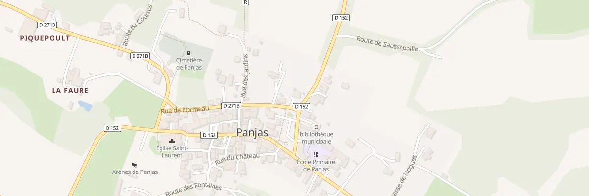 Plan du 10 Rue de l’Ormeau à Panjas