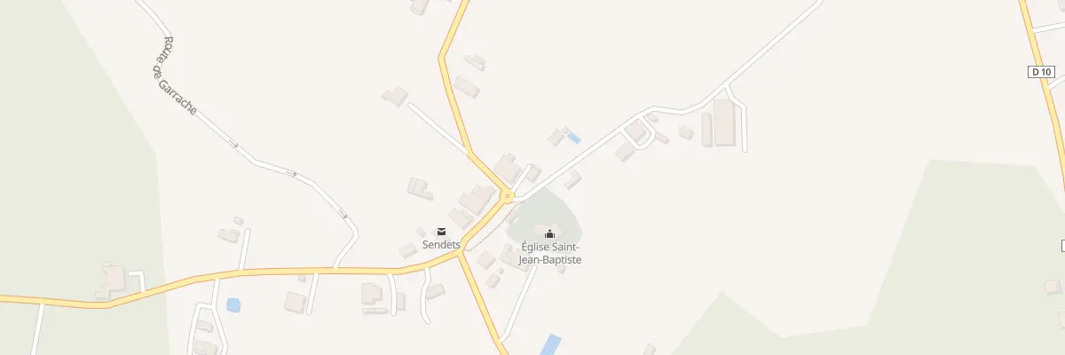 Plan du 5B Le Bourg à Sendets