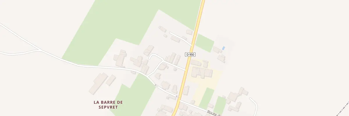 Plan du 5166 Rte de Saint Jacques La Barre à Sepvret