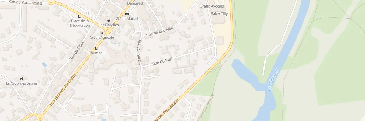 Plan du 9 Rue du Port à Saumur