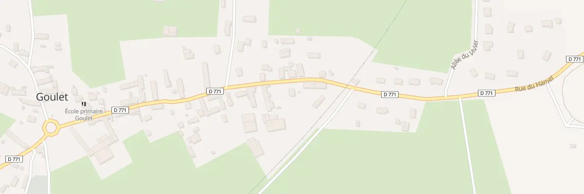Plan du 28 Rue du Hamel à Monts-sur-Orne