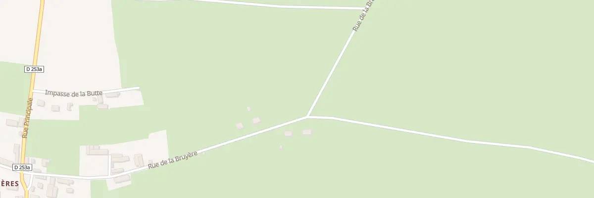 Plan du 25 Rue de la Bruyère à Vendeuvre