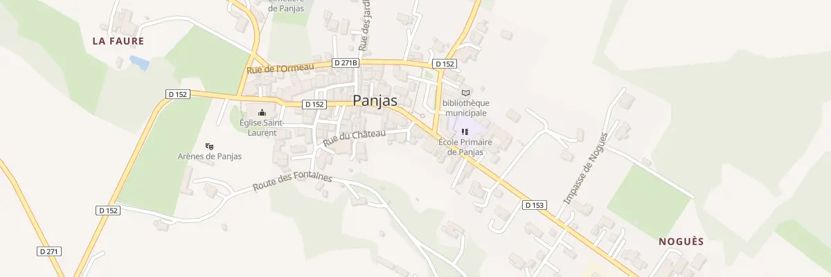 Plan du 5038 Av du Catalan à Panjas