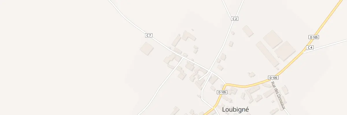 Plan du 1 Chem de la Metairie à Loubigné