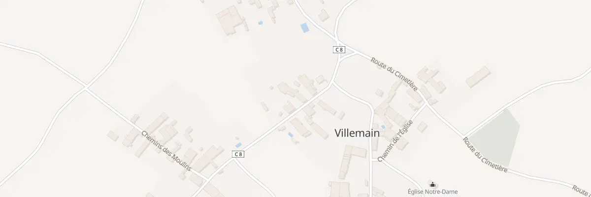 Plan du 8 Rue de la Mairie à Villemain