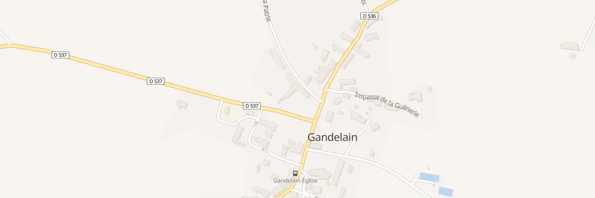 Plan du 7 Le Bourg à Gandelain