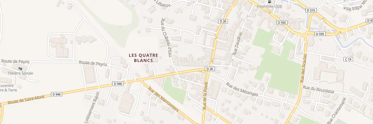Plan du 16 Pl des Quatre Blancs à Riscle