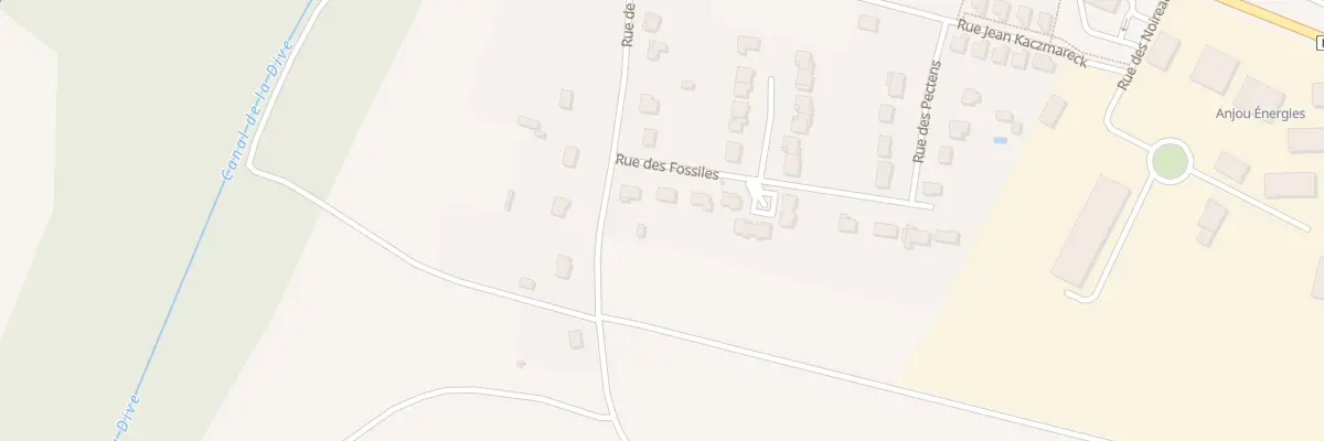 Plan du 3 Rue des Fossiles à Pouançay