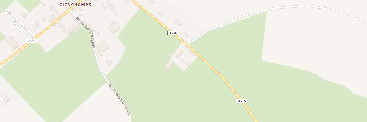 Plan du 537 Rte de Clinchamps à Montabard