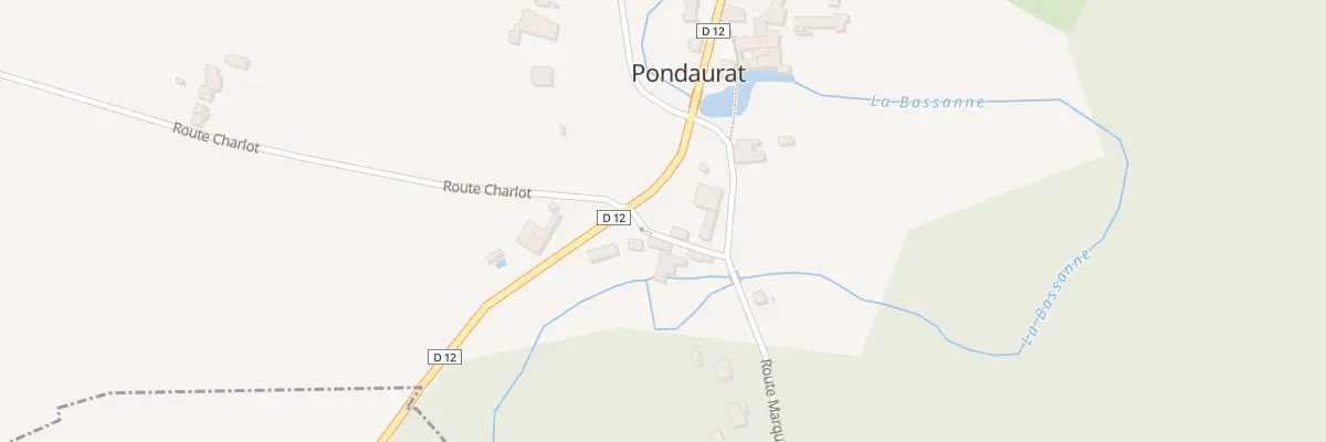 Plan du 131 Le Bourg à Pondaurat