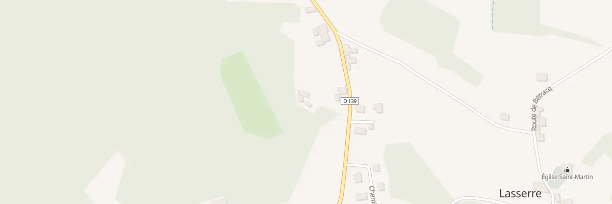 Plan du 7 Rte de Crouseilles à Lasserre