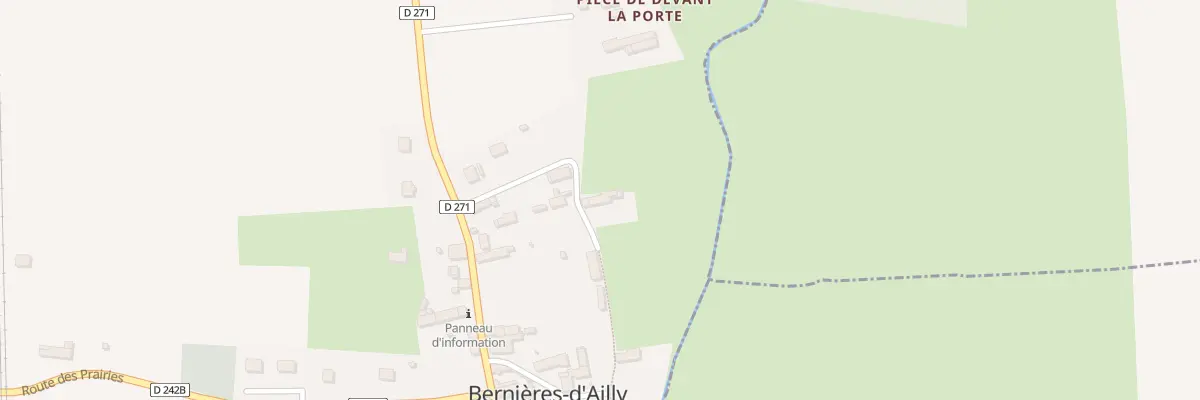 Plan du 5076 Le Bourg à Bernières-d’Ailly