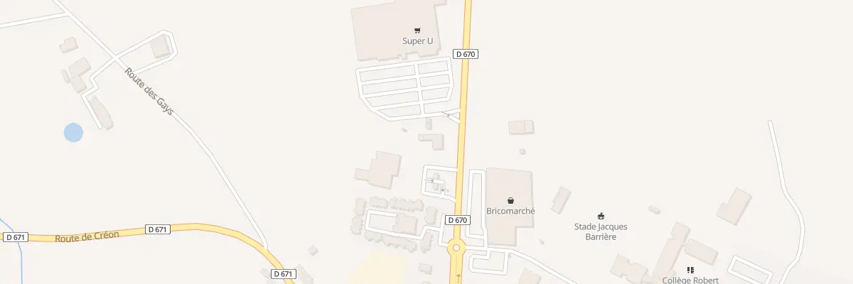 Plan du 271 Rte de Libourne à Sauveterre-de-Guyenne