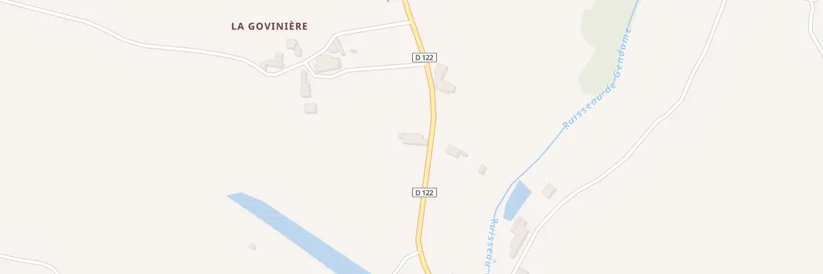 Plan du 447 Jamard-ouest à Lussac