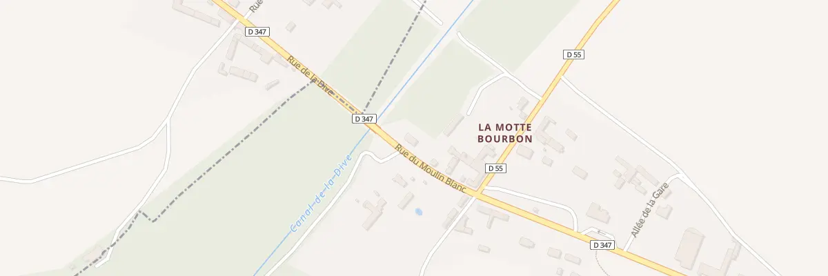 Plan du 5012 La Motte Bourbon à Pouançay