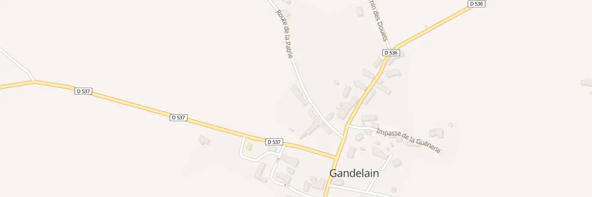 Plan du 196 Le Bourg à Gandelain