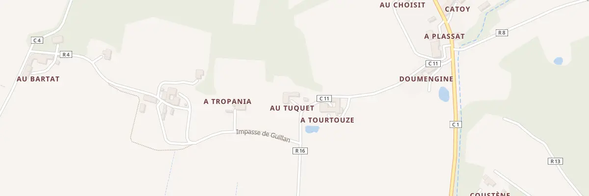 Plan du 5045 Au Tuquet à Maulichères