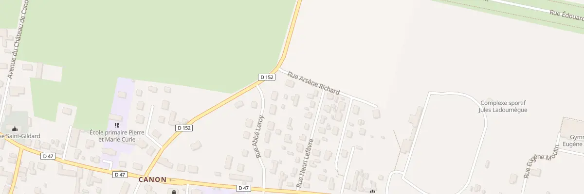 Plan du 2 Rue Arsène Richard à Mézidon Vallée d’Auge