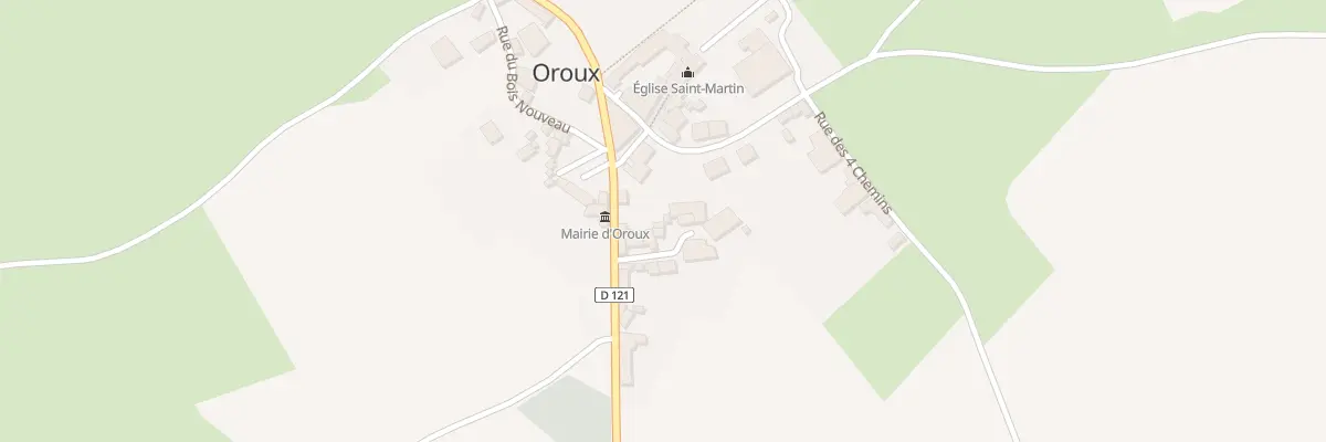 Plan du 1 Imp de la Forge à Oroux