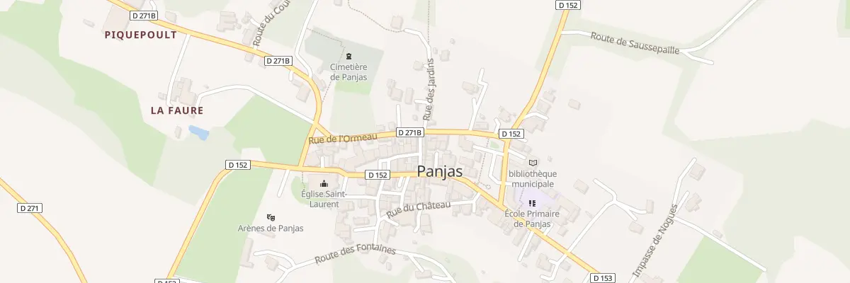 Plan du 101 Rue de l’Ormeau à Panjas