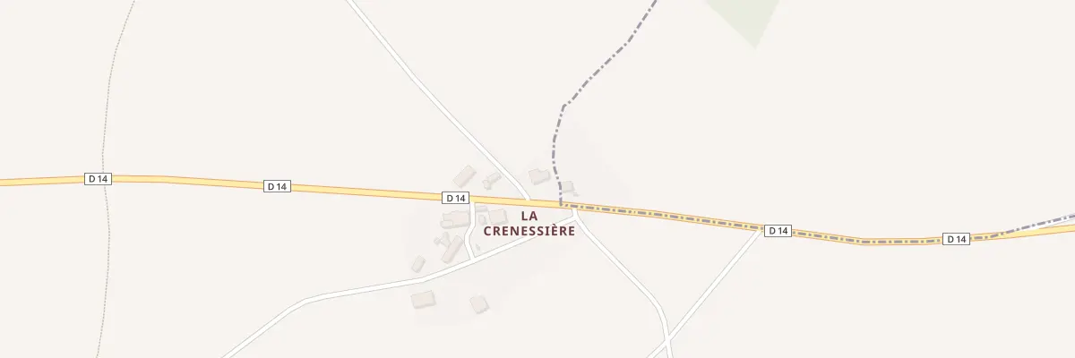 Plan du 7 La Crenessiere à Lezay