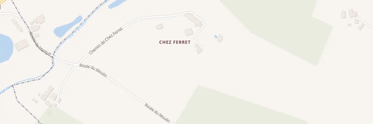 Plan du 8 Che de Chez Ferret à Brossac