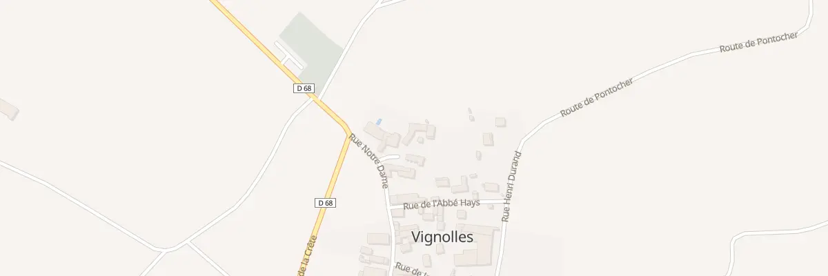 Plan du 5019 Le Bourg à Vignolles