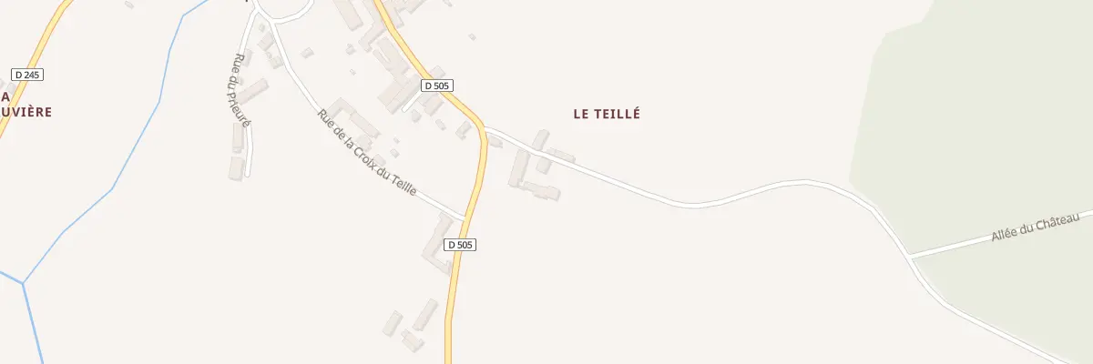 Plan du 4 Le Teille à Champfrémont