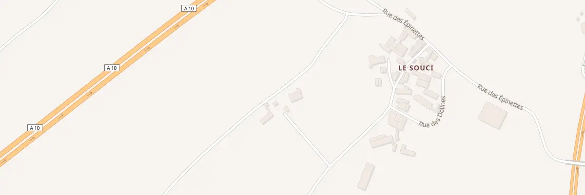 Plan du 5098 Le Souci à Soudan