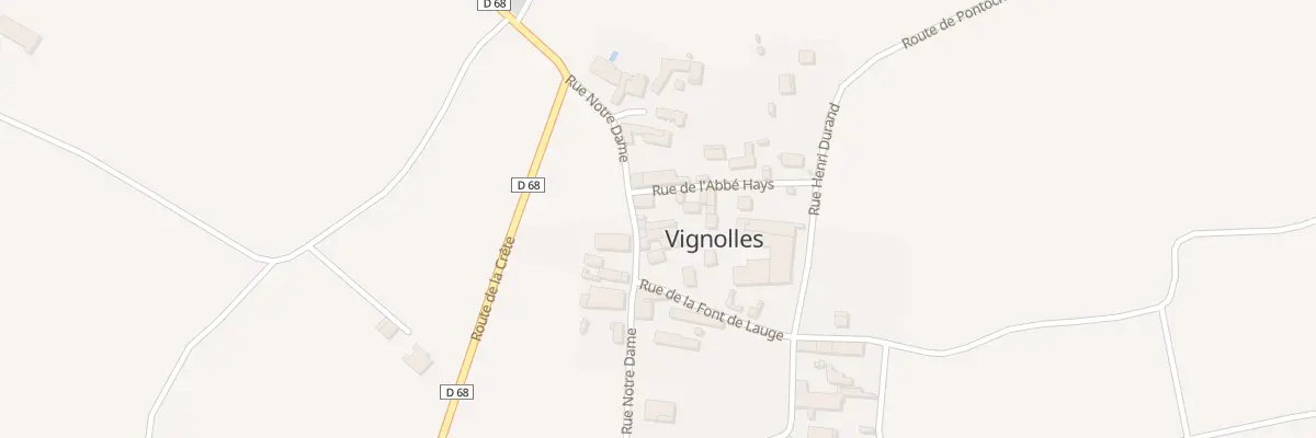 Plan du 7 Rue Notre Dame à Vignolles
