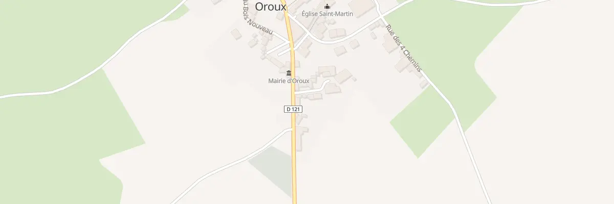 Plan du 3 Rte de la Ferrière à Oroux