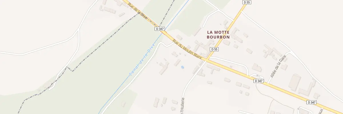 Plan du 1 Rue du Moulin Blanc à Pouançay