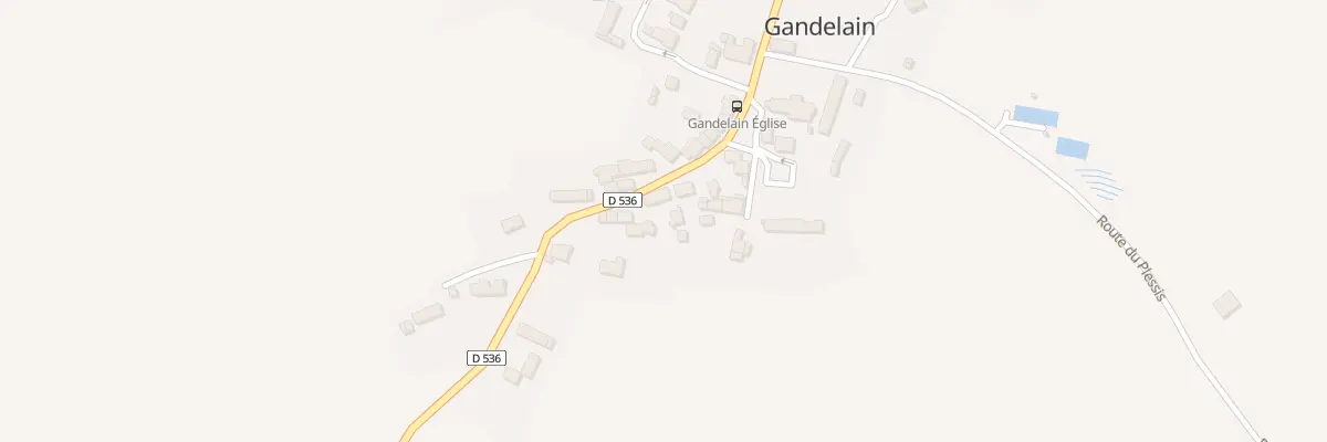 Plan du 34 Le Bourg à Gandelain