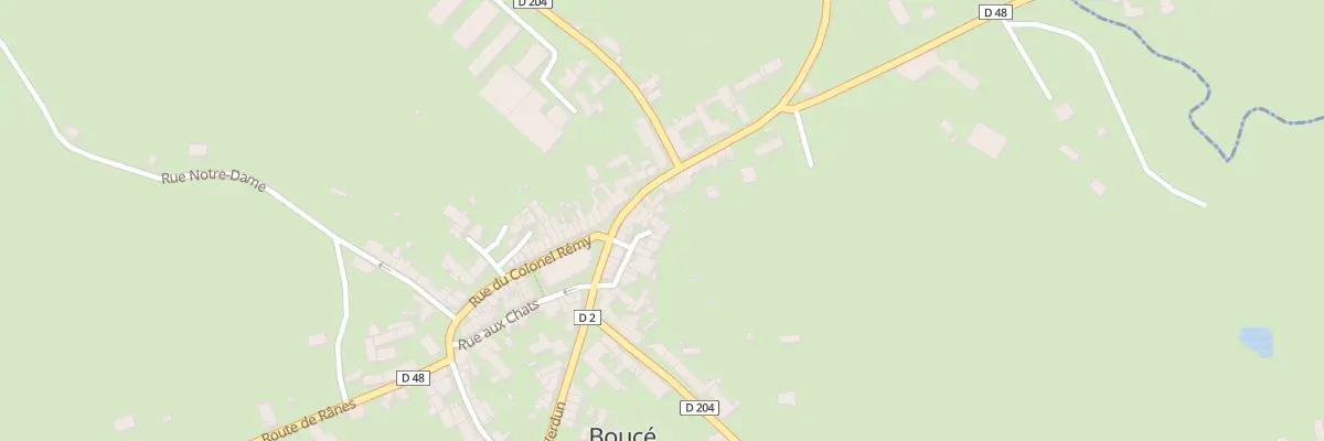 Plan du 9 Cour Marais à Boucé