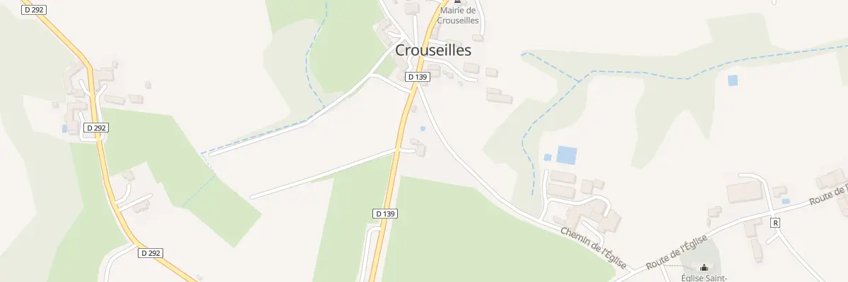 Plan du 2 Rte de Madiran à Crouseilles