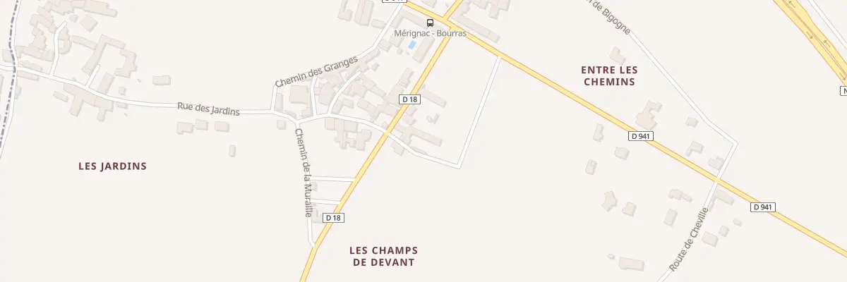Plan du 4 Rte d’Angoulême à Mérignac