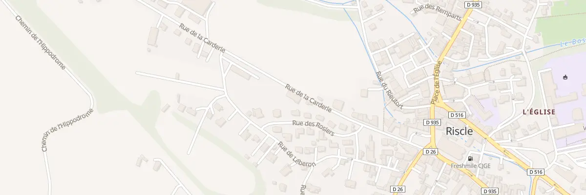 Plan du 7 Rue de la Carderie à Riscle