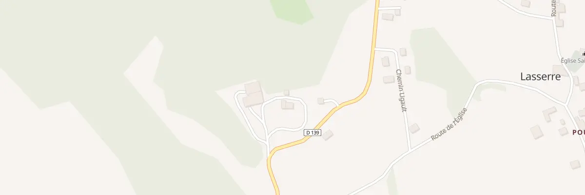 Plan du 3 Rte de Crouseilles à Lasserre