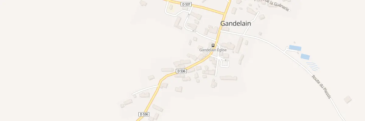 Plan du 26 Le Bourg à Gandelain